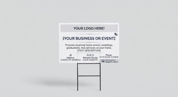 Yad Sign Image Custom Yard Sign